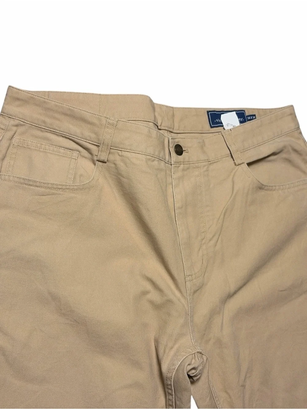 Vineyard Vines Pants Mens Beige 100% Cotton